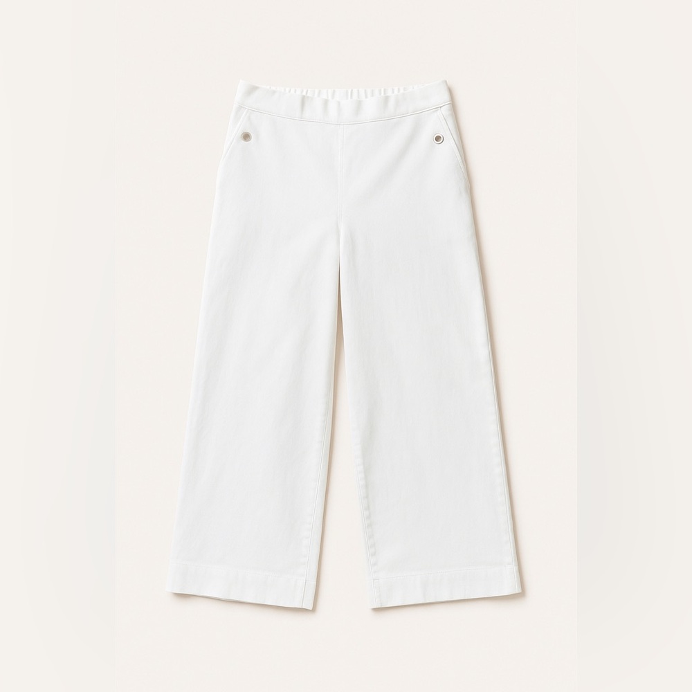 SPANX Ivory Ankle-Length Trousers - Picture 1 of 15